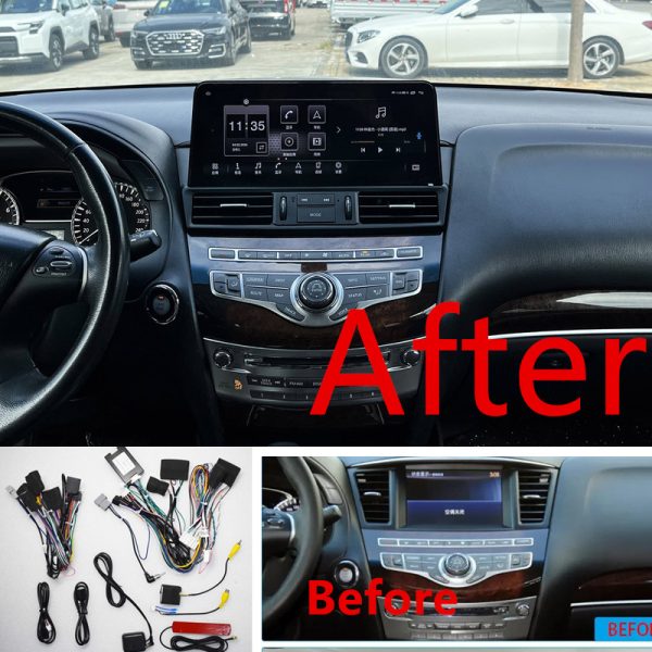 For Infiniti QX60 JX35 Horizontal Screen Android Navigation Upgrade 2011-2019