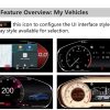 For Honda Accord 10th Car Dashboard LCD Speedometer Digital Odometer Carplay